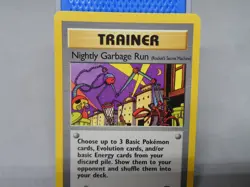 Pokemon Nightly garbage run trainer 1 st edition team rocket card 77/82 - Image 2