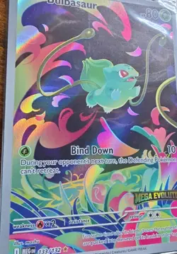 Bulbasaur - (Mega Evolution Stamped) 133/132 Miscellaneous Cards & Products Holo - Image 1