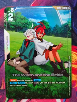 Gundam Card Game TCG - Newtype Rising (GD01) - The Witch and the Bride (R+) - Image 1
