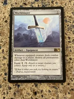 Worldslayer 222 Magic M12 MTG TCG CARD NM LP - Image 1