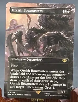 Orcish Bowmasters (Borderless) Lord of the Rings MTG Regular Near Mint - Image 1