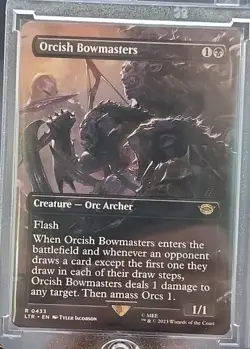 Orcish Bowmasters (Borderless) Lord of the Rings MTG Regular Near Mint - Image 3