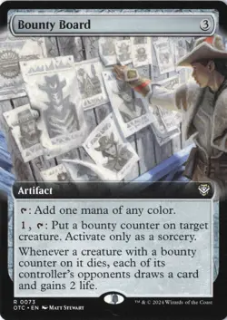 Bounty Board (Extended Art) R Commander: Outlaws of Thunder Junction 73 LP - Image 1