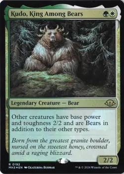 Kudo, King Among Bears R Modern Horizons 3 192 LP Foil - Image 1