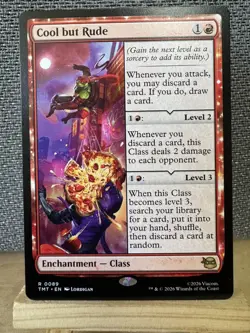 Wizards of the Coast MTG Cool but Rude TMT Enchantment Class EN 0089 2026 Red - Image 1