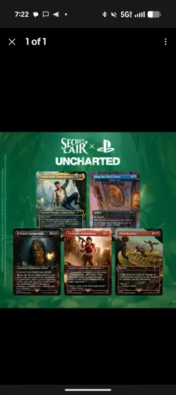 Secret Lair x Uncharted NON-FOIL Playstation Superdrop 2025 MTG IN HAND - Image 1