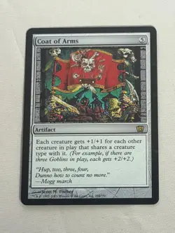 MTG FOIL Coat of Arms 8th Edition Magic the Gathering - Image 1
