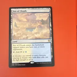Wizards of the Coast MTG Sea of Clouds CLB 360/361 Rare Regular Land EN - Image 1