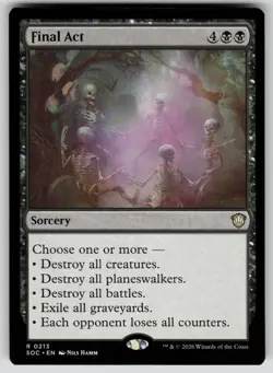 Final Act Rare Commander: Secrets of Strixhaven 213 MTG Near Mint 2026 - Image 1