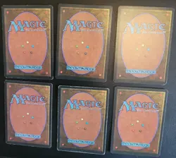 Dark Ritual x 6 (Revised x 3; 4th ED x 2; Ice Age x 1; w/ 3 = LP & 3 = MP) MTG - Image 2