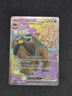 Pokemon - Arven's Mabosstiff ex - 218/182 - SV Destined Rivals - Full Art Card - Image 1