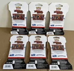 Lot of 6 NEW Pokemon TCG Destined Rivals Booster Packs Sleeved Blister Packs - Image 2