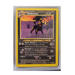 Pokemon TCG Umbreon Neo Discovery Rare Regular Unlimited 70 HP English 32/75 - Image 1