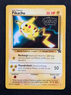 Pikachu (Movie) 4 Pikachu World Collection Promos Pokemon LP - Image 1