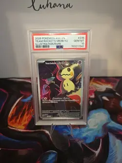 2026 POKEMON ASC EN-ASCENDED HEROES #238 TEAM ROCKET'S MIMIKYU PSA 10 - Image 1