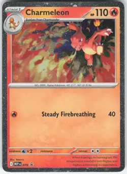 CHARMELEON (COSMOS HOLO) 079 HOLO PROMO ME: MEGA EVOLUTION PROMO POKEMON NM - Image 1