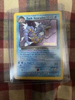 Pokemon Rocket-Holo Dark Gyarados #8 PSA 8 Prerelease 2000 - Image 1