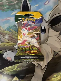 Pokemon Sword and Shield Evolving Skies Sleeve Pack Factory Sealed - Image 1
