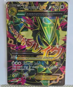Pokemon M Rayquaza EX 105/108 Roaring Skies Full Art Holo EN - Image 1