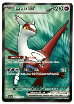 Latias ex 220/191 - Pokemon TCG - Surging Sparks Ultra Rare Holo - Image 1
