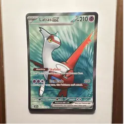 Pokemon TCG Latias ex 220/191 SV08 Surging Sparks Ultra Rare Full Art Holo - Image 1