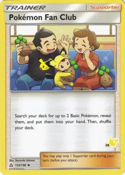 Pokemon Fan Club (#28 Pikachu Stamped) 133/156 P Battle Academy LP Pokemon - Image 4