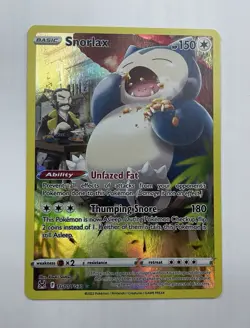 Pokemon Snorlax TG10/TG30 Lost Origin Trainer Gallery - Image 1