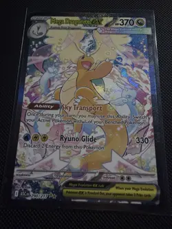 Pokemon TCG Mega Dragonite ex EX Special Illustration Rare Holo 290/217 Ascended - Image 1