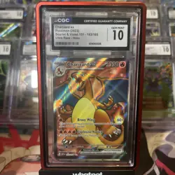 Pokemon CGC 10 Charizard ex Full Art From Scarlet & Violet 151 - 183/165 - Image 1