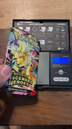2026 Pokemon Ascended Heroes Booster Pack 23.43g (Ex Heavy) (Poss God Pack!!) - Image 2