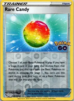 Rare Candy Uncommon Pokemon GO 069/078 NM - Image 1