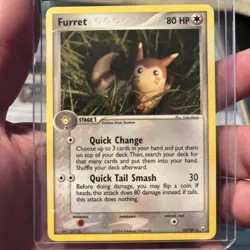 Pokemon Furret 22/109 Team Rocket Returns Regular Rare 80HP English - Image 1
