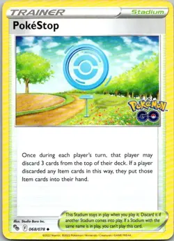 PokeStop Uncommon Pokemon GO 068/078 NM - Image 1