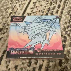 Pokemon TCG Chaos Rising Pokemon Center Elite Trainer Box ETB Sealed TWO HOLES - Image 1