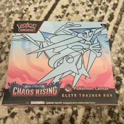 Pokemon TCG Chaos Rising Pokemon Center Elite Trainer Box ETB Sealed TWO HOLES - Image 5