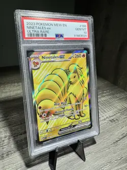 Ninetales ex #186 PSA 10 Ultra Rare 2023 Pokemon 151 GEM MINT - Image 3