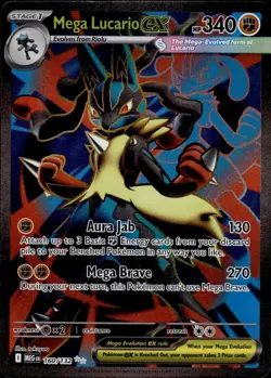 Pokemon: Mega Evolution - Mega Lucario ex 160/132 Ultra Rare - NM - Image 1
