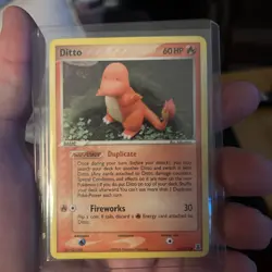 Ditto (Charmander) 37/113 EX Delta Species 2005 Vintage Pokemon TCG - Image 1