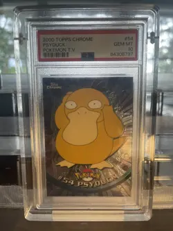 2000 Topps Chrome Psyduck #54 PSA 10 - Pokemon - Image 2
