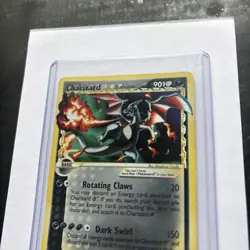 2006 POKEMON EX DRAGON FRONTIERS 100/101 CHARIZARD HOLO GOLD STAR EX-MT UNGRADED - Image 3