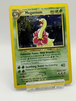 Pokemon TCG Meganium Holo 11/111 Neo Genesis Rare Ken Sugimori - Image 1
