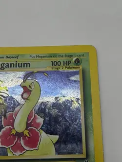 Pokemon TCG Meganium Holo 11/111 Neo Genesis Rare Ken Sugimori - Image 4