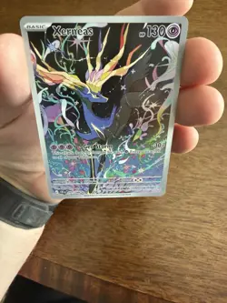 Pokemon TCG Xerneas Illustration Rare Full Art Holo HP130 091/086 Chaos Rising - Image 4