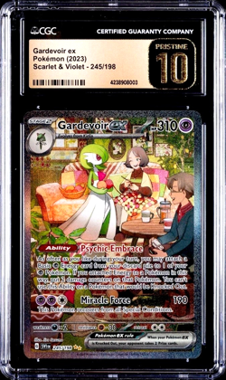 2023 #245 GARDEVOIR EX CGC 10 PRISTINE SVI EN-SCARLET & VIOLET POKEMON - Image 1