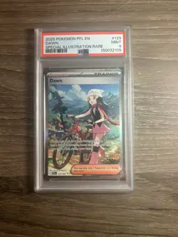 Pokemon 2025 Phantasmal Flames Dawn 129/094 Special Illustration Rare PSA 9 Mint - Image 1