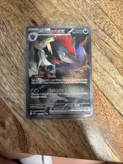 Pokemon Sv09: Journey Together N's Zoroark ex 185/159 SIR Full Art HOLO MINT - Image 1