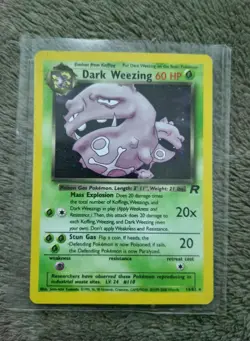 Pokemon Team Rocket - Dark Weezing 14/82 - Rare Holo NM - Image 1