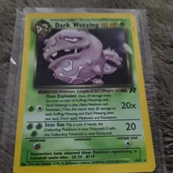 Pokemon Team Rocket - Dark Weezing 14/82 - Rare Holo NM - Image 2