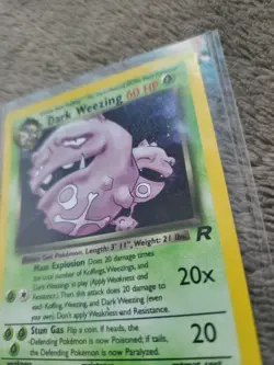 Pokemon Team Rocket - Dark Weezing 14/82 - Rare Holo NM - Image 3