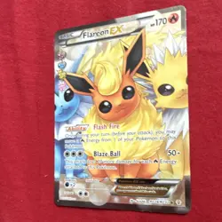 The Pokemon Company Flareon EX RC28/RC32 Full Art Holo Ultra Rare English 2016 - Image 3